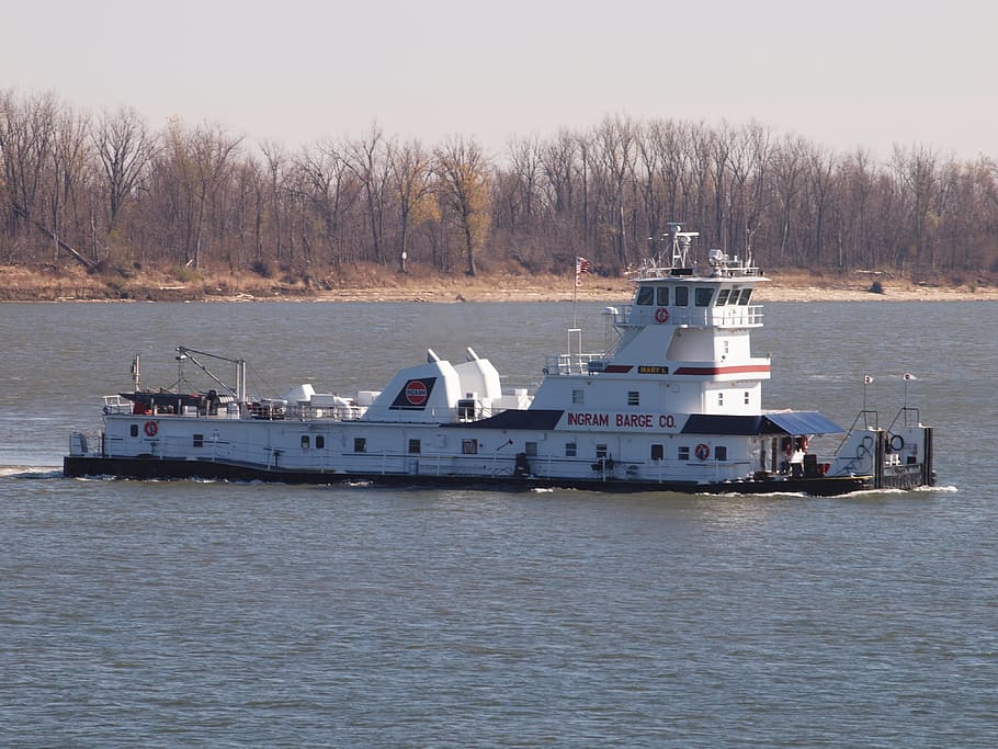 Tugboat, River, Towing, Harbor, Vessel, ship, shipping, commercial