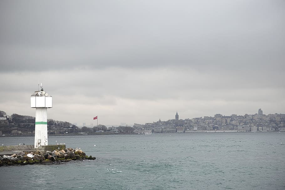 Istanbul, Galata, Landscape, Tower, date, city, turkey, city ​​center, HD wallpaper