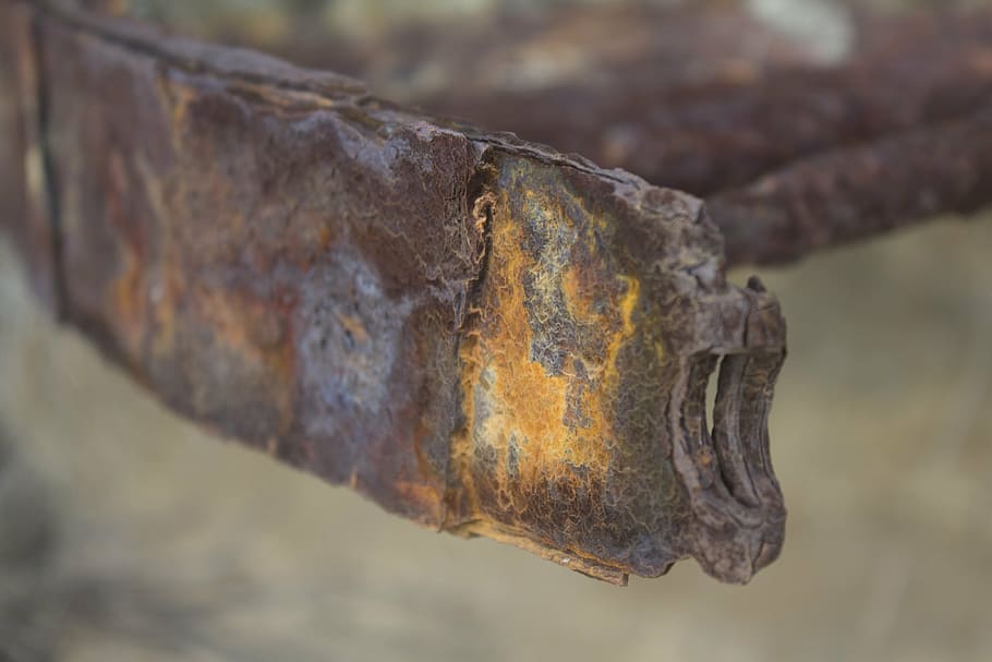 rust, metal, iron, bar, corrosion, rusty, close-up, focus on foreground HD wallpaper