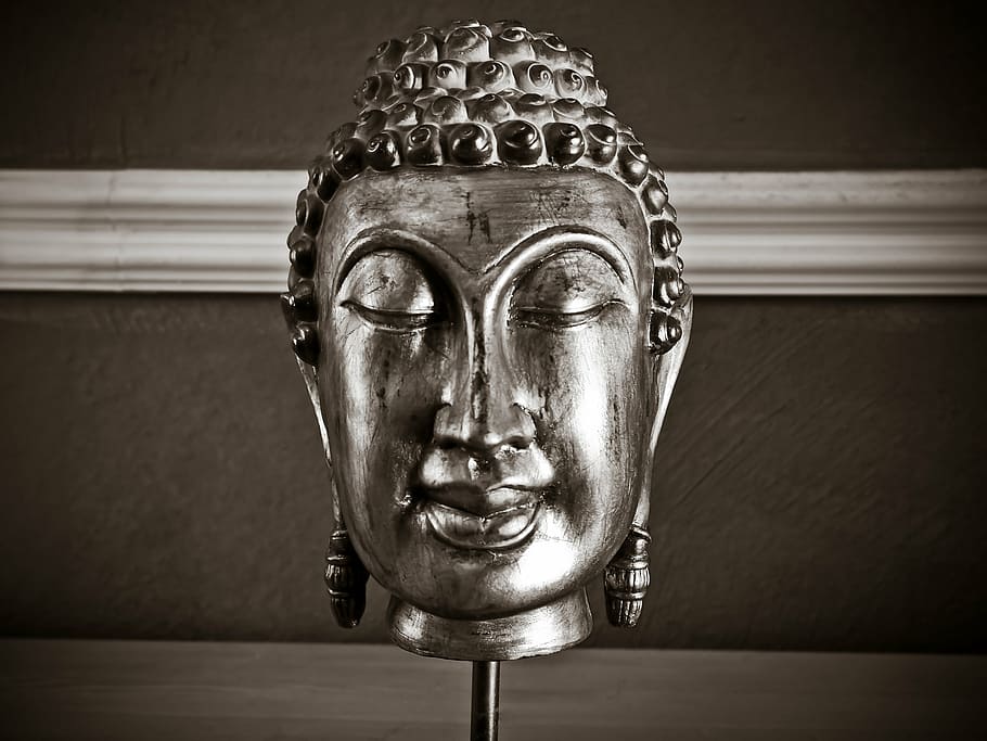 buddha, statue, sculpture, asia, buddhism, fernöstlich, gold HD wallpaper