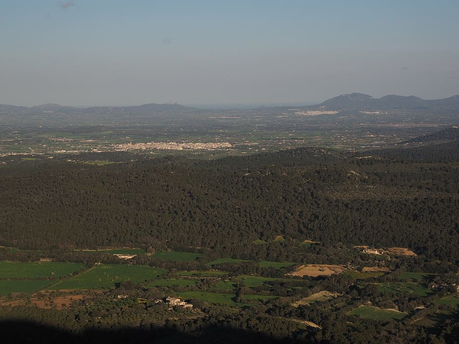 mallorca, landscape, foresight, good view, puig de randa, scenics - nature HD wallpaper