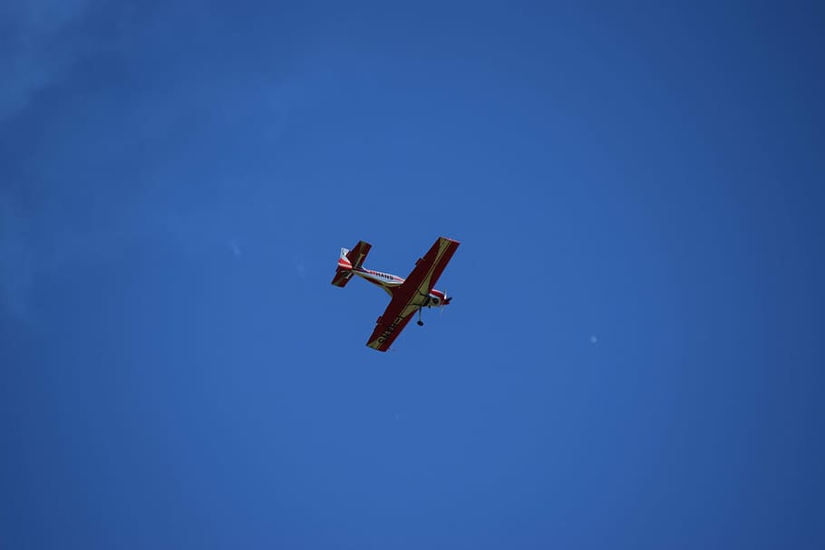 Plane, Airplane, Acrobatic, Stunt, stunt plane, evolution, sky HD wallpaper