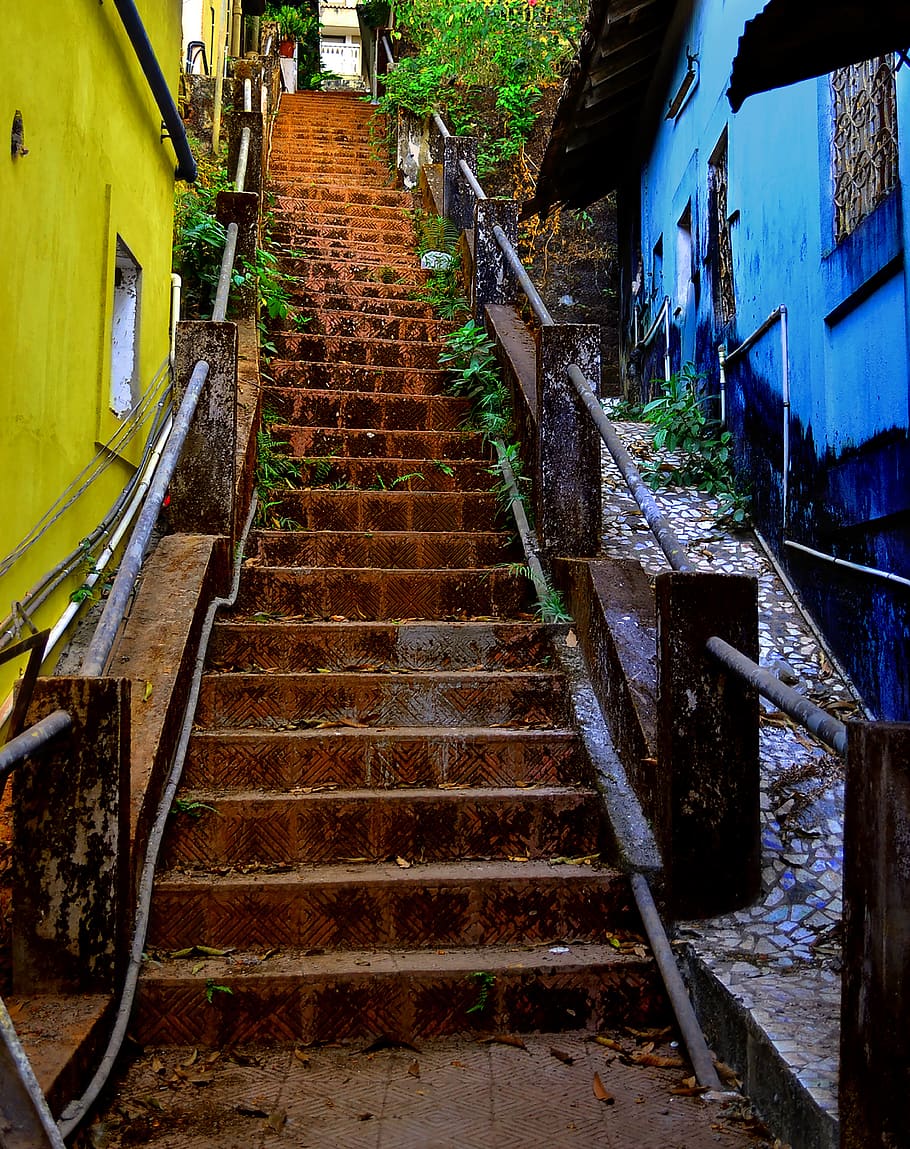 Walk house. Narrow and old Fashioned place.