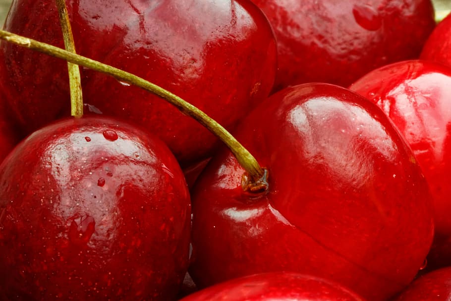 cherry, sweet cherry, red, fruit, healthy, summer, delicious HD wallpaper
