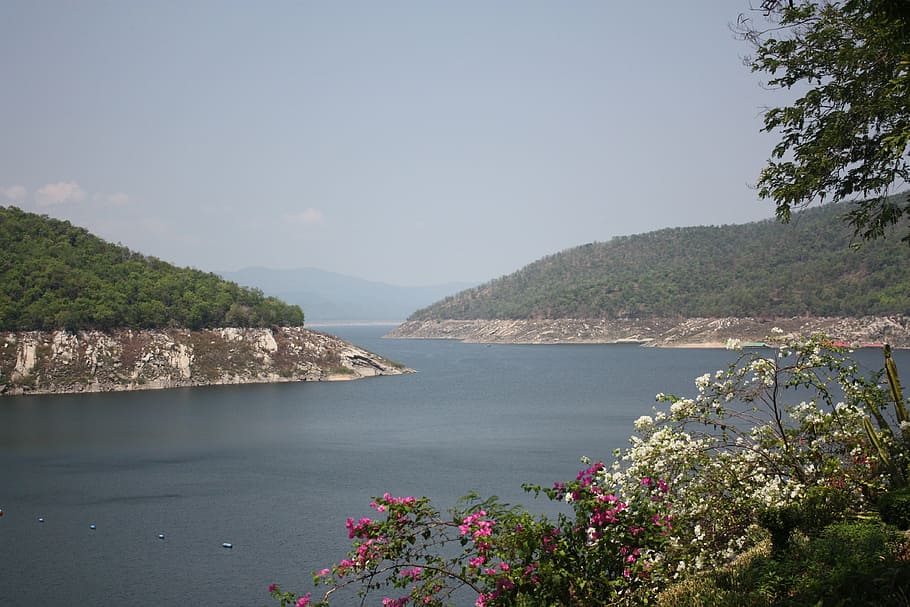 dam, ping, river, water, sea, mountain, scenics - nature, beauty in nature HD wallpaper