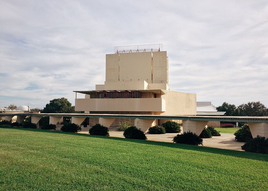 building, design, frank lloyd wright, architecture, modern HD wallpaper