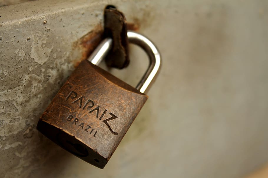 Padlock, Secure, locked, metal, security, protection, safety HD wallpaper