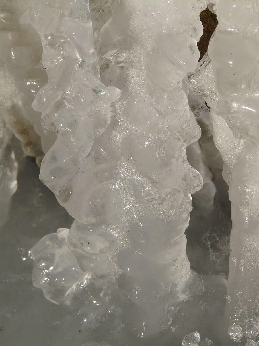 Ice, Winter, Frozen, Icicle, Cold, on frozen, water, no people HD wallpaper