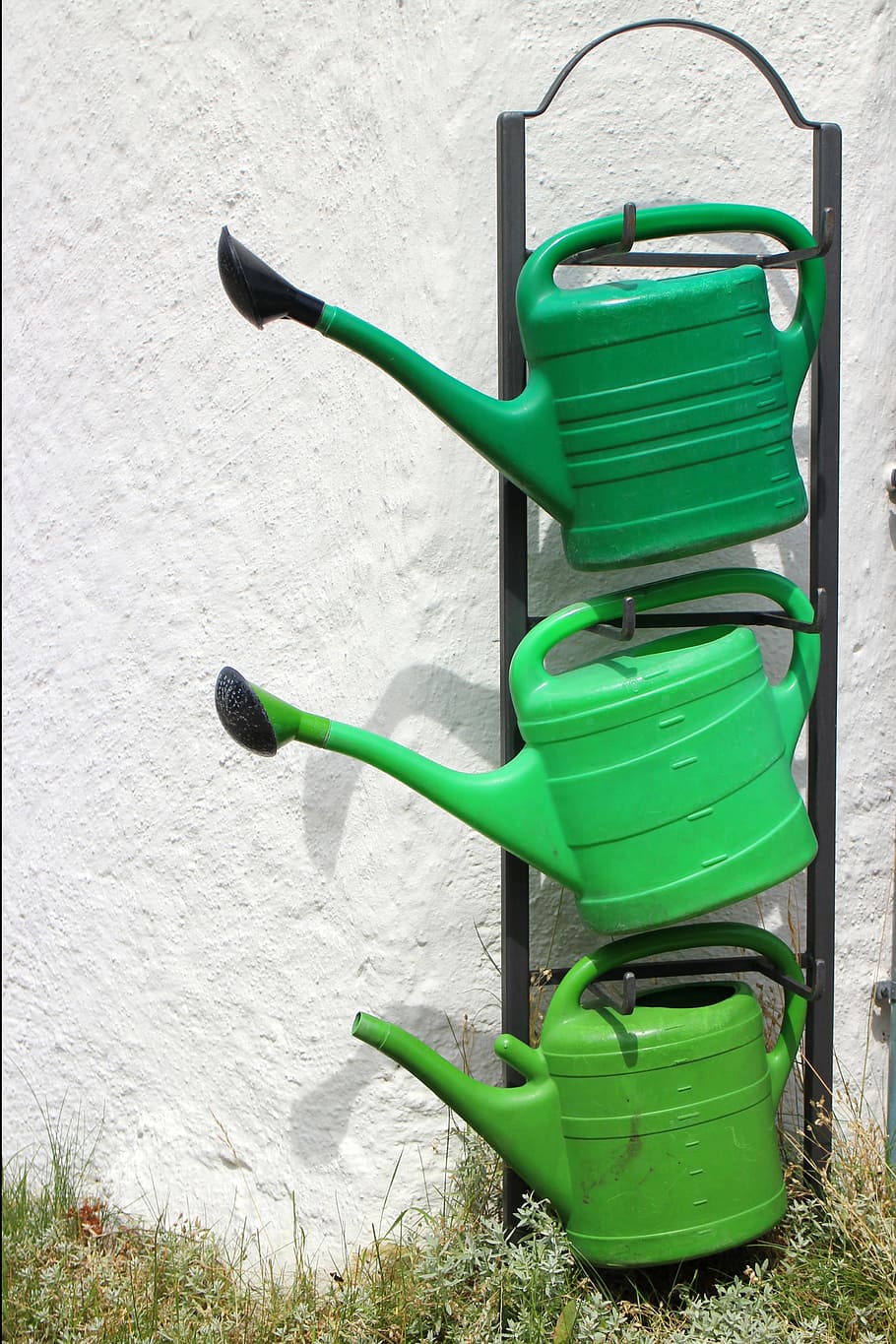 Watering, Cans, Pot, Plastic, Casting, watering cans, garden HD wallpaper