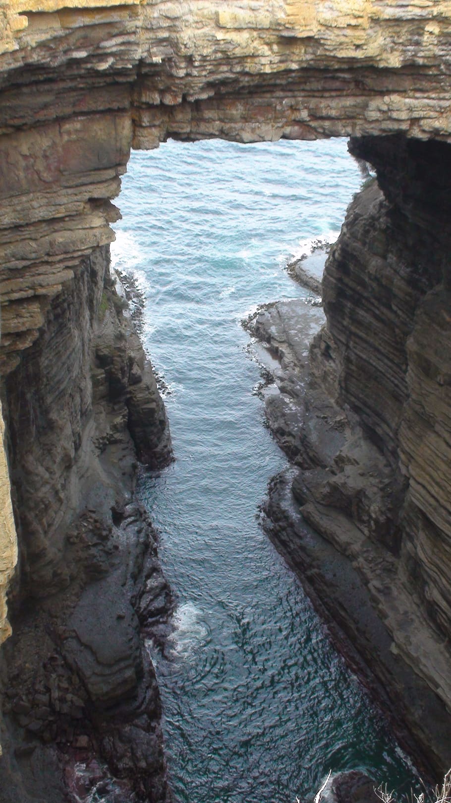 ocean, bridge, coast, nature, rock, water, sea, no people, rock formation HD wallpaper