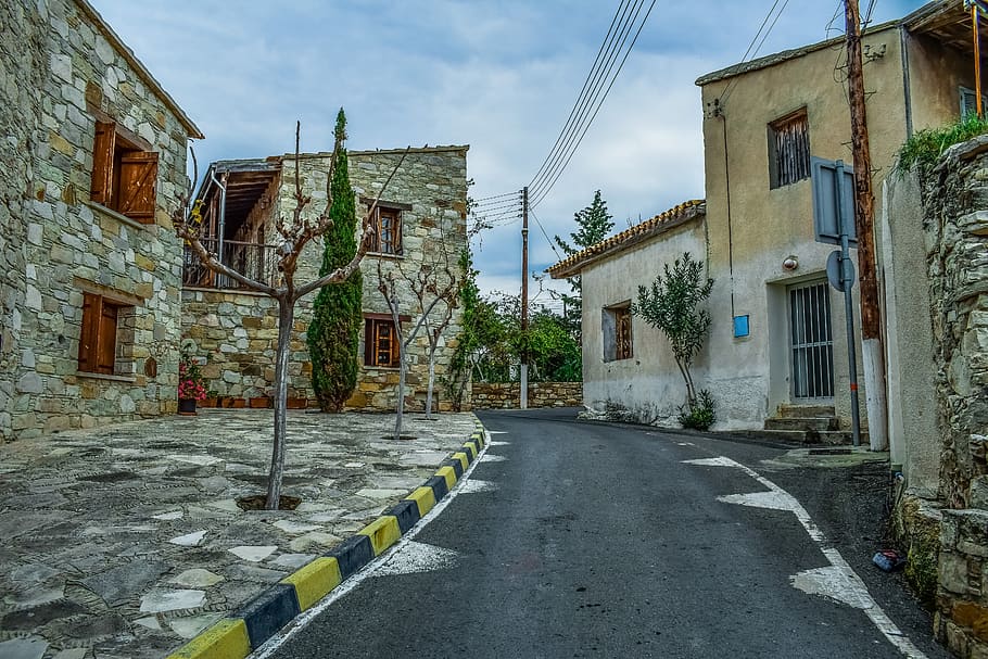 street, house, architecture, traditional, village, road, travel