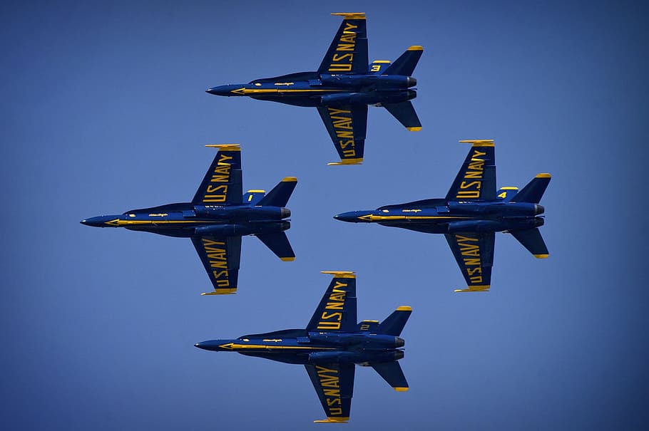 blue angels, navy, precision, planes, training, sortie, maneuvers HD wallpaper