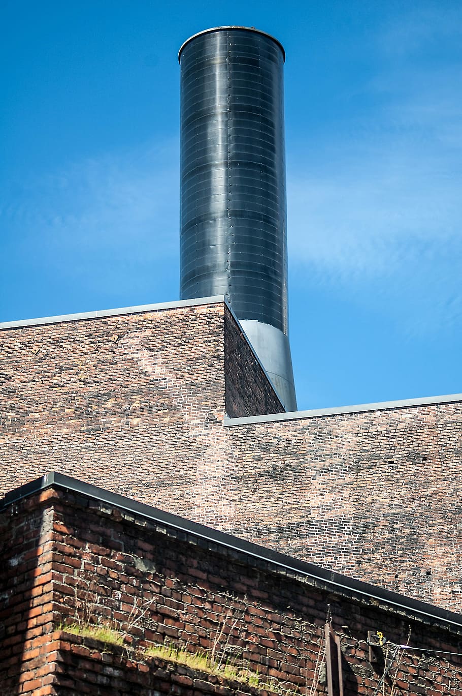 Cityscape, Architecture, Smoke Stack, building, brick, industry HD wallpaper