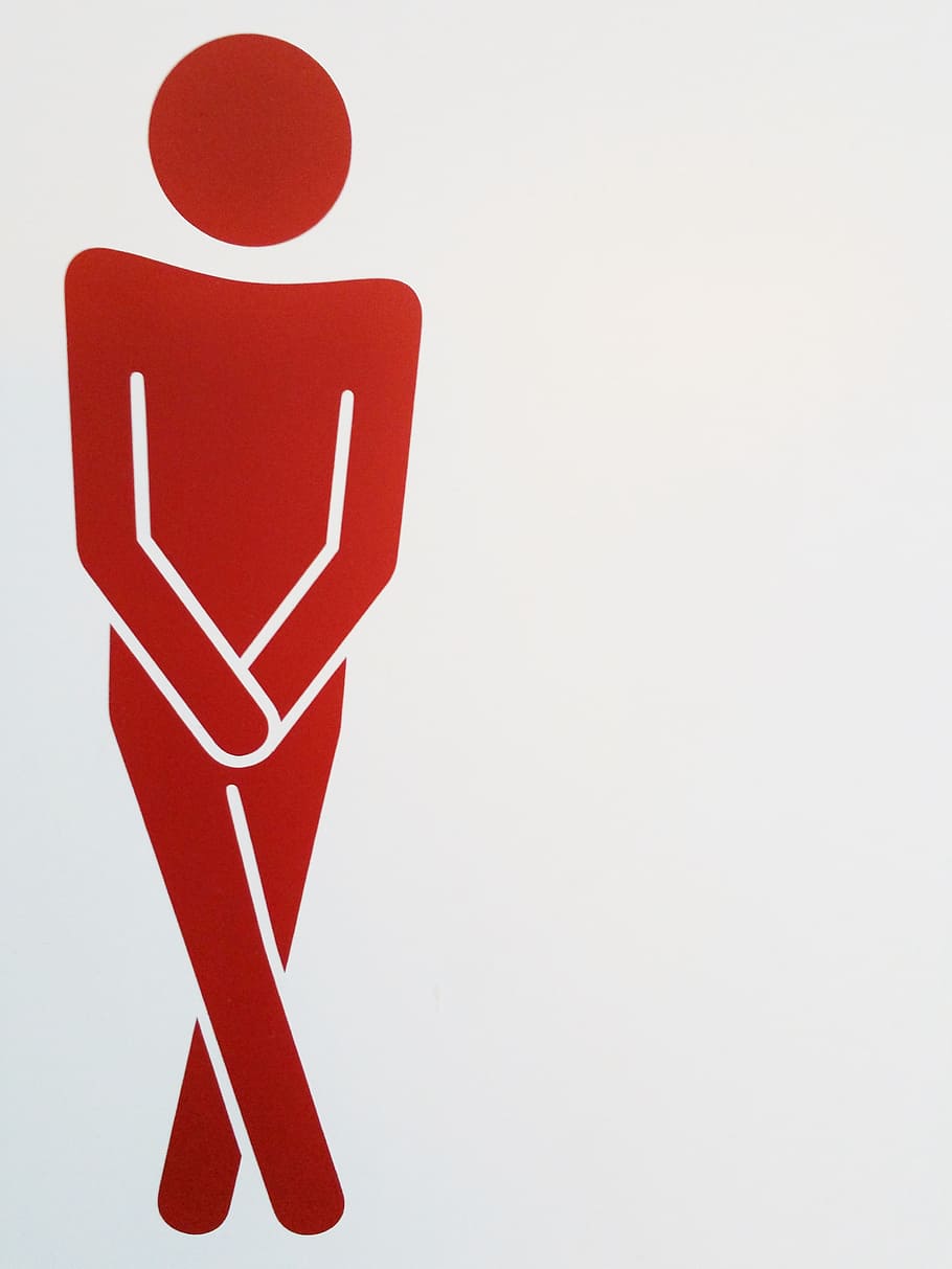 man, red, funny, stand, characters, sign, representation, studio shot HD wallpaper