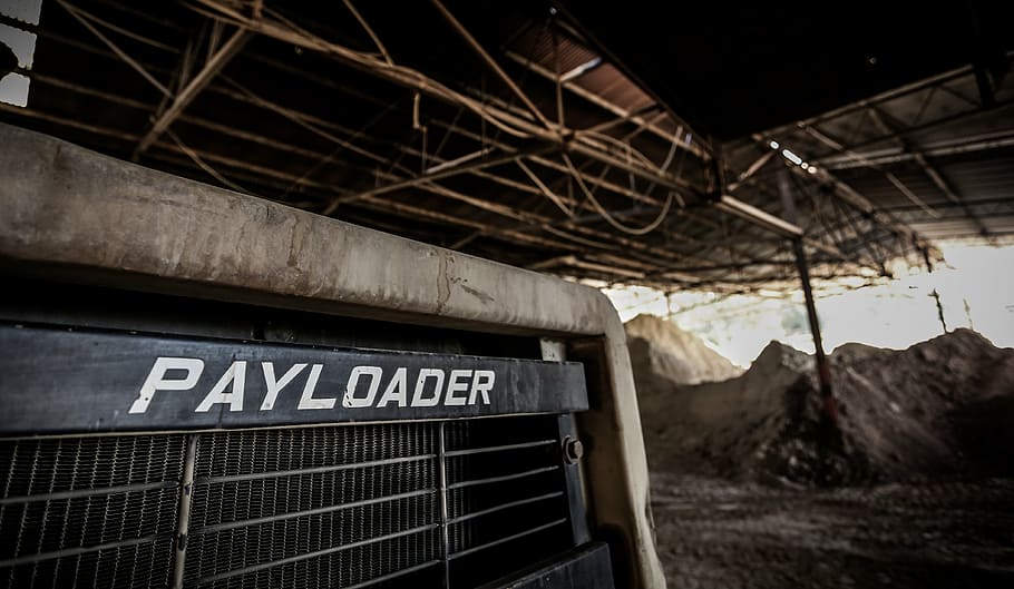 earth movers, heavy equipment, loader, payloader, truck, warehouse HD wallpaper