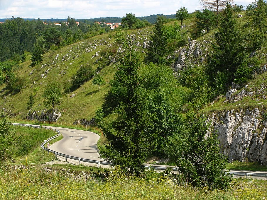 Landscape, Road, Secondary, secondary road, country road, rocks
