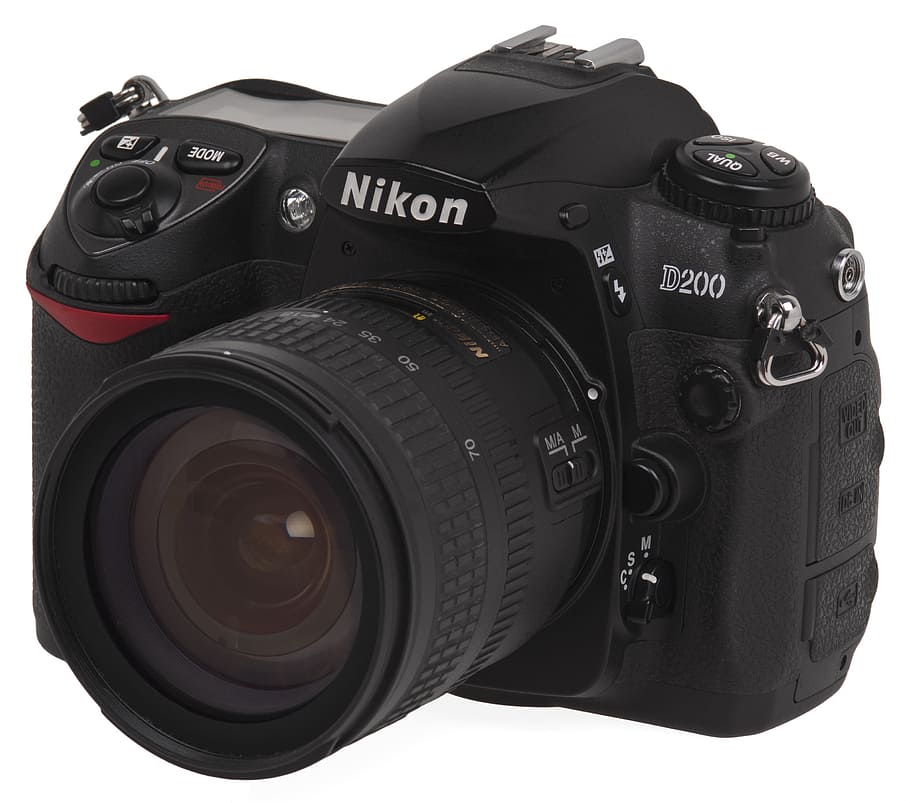nikon, d200, and, lens, photography themes, camera - photographic equipment
