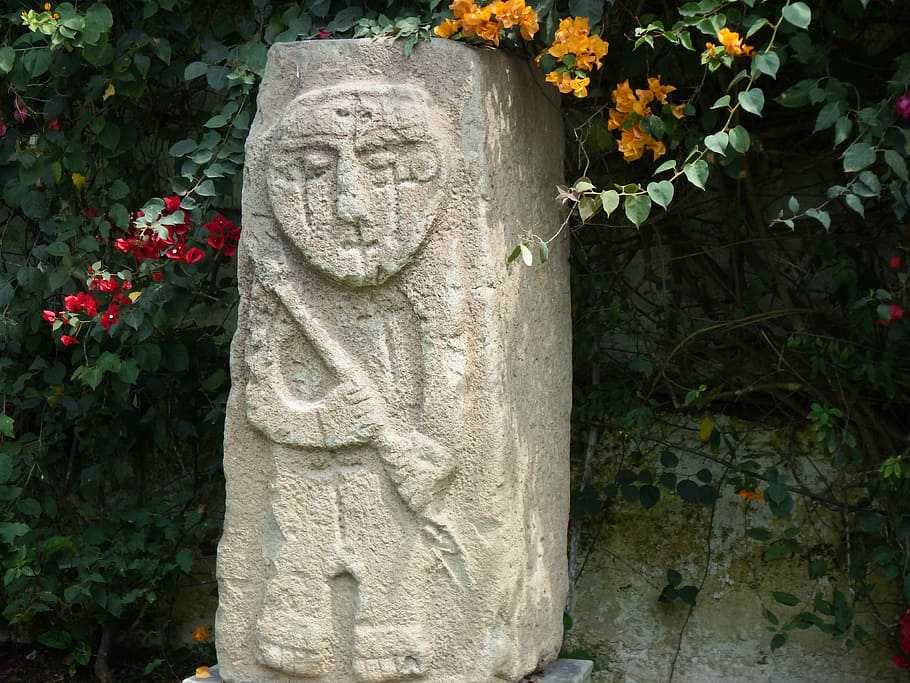 peru, statue, square, art and craft, sculpture, plant, creativity HD wallpaper