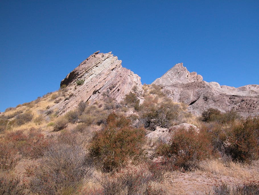 vasquez rocks, desert, california, nature, southwest, mojave, HD wallpaper