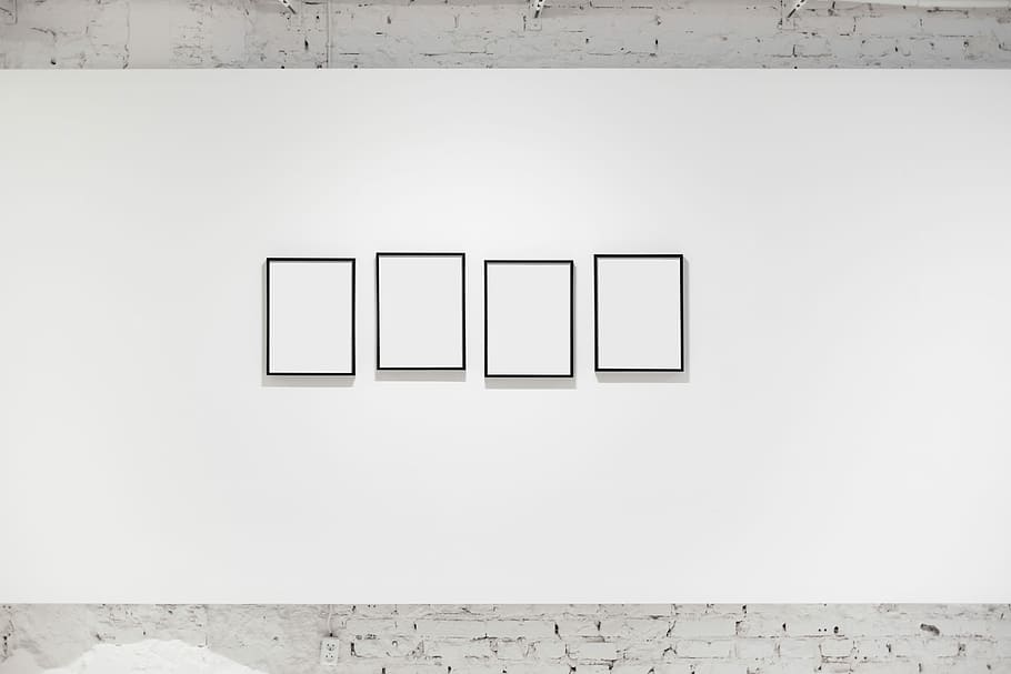 white paper, untitled, wall, picture, frame, decor, wall - building feature HD wallpaper