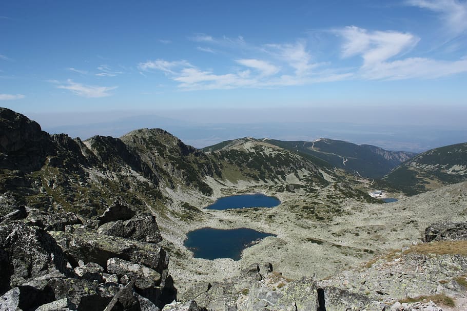 Musala, Rila, Lakes, Peak, Bulgaria, balkans, view, clouds, HD wallpaper