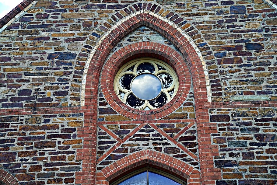 gothic window, old fashioned, architecture, old-fashioned, historic HD wallpaper