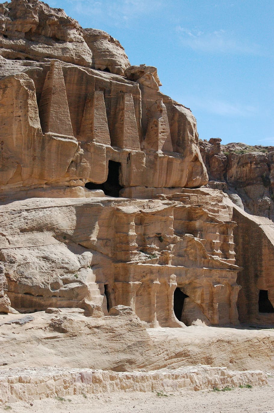Petra, Ancient History, Plot, rock - object, geology, nature HD wallpaper