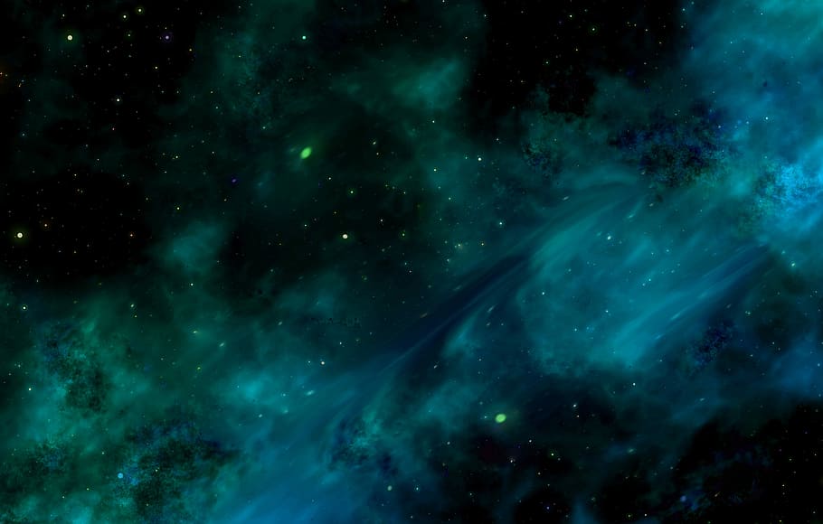 photo of blue galaxy, Space, Universe, Cosmos, all, star, background