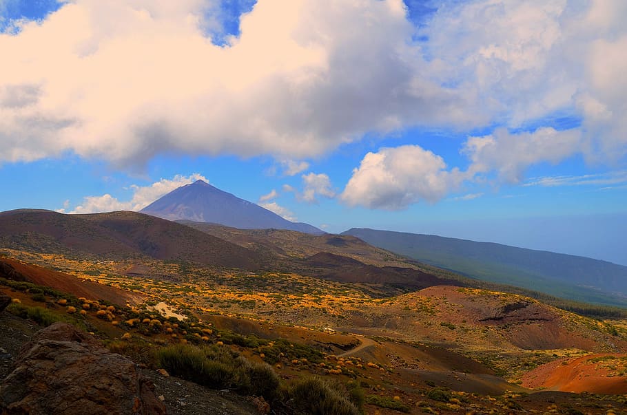 mountain, panoramic, landscape, nature, sky, scenics - nature HD wallpaper