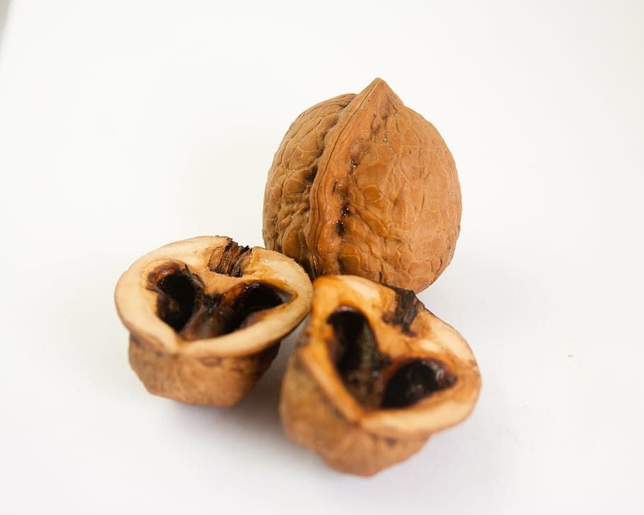 walnuts, food, snack, ingredient, vegetarian, organic, diet HD wallpaper
