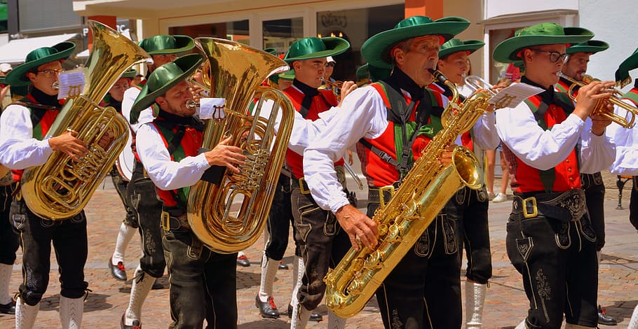 trombone, saxophone, music, band, music band, south tyrol, morals, HD wallpaper