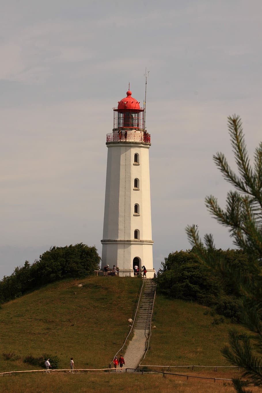 lighthouse, tower, architecture, travel, sky, plant, built structure HD wallpaper