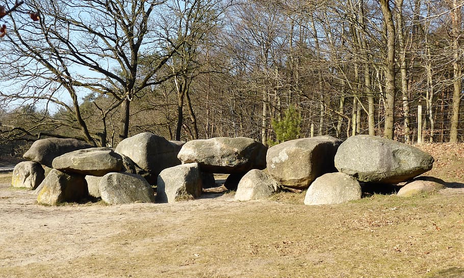 history, dolmen, prehistory, mound, ice age, stones, grave, HD wallpaper