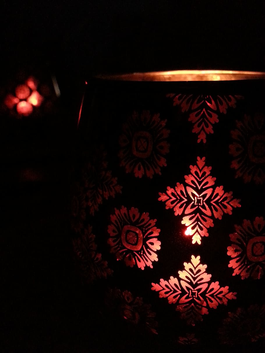 candle, light, chiaroscuro, reflections, dark, candlelight HD wallpaper