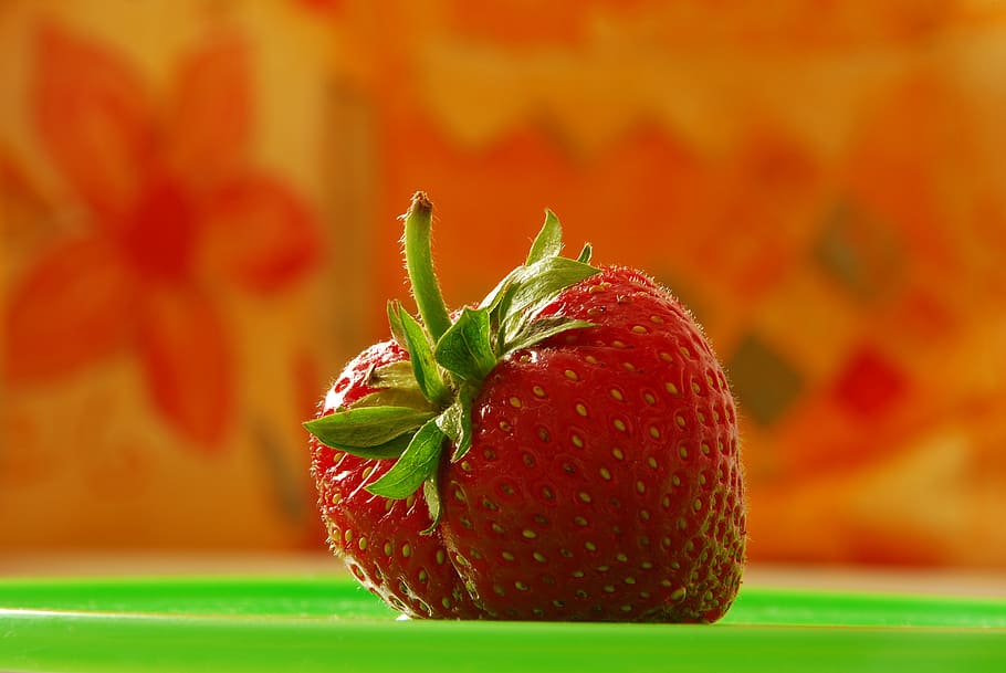 fruit, strawberry, red, healthy eating, food, food and drink HD wallpaper