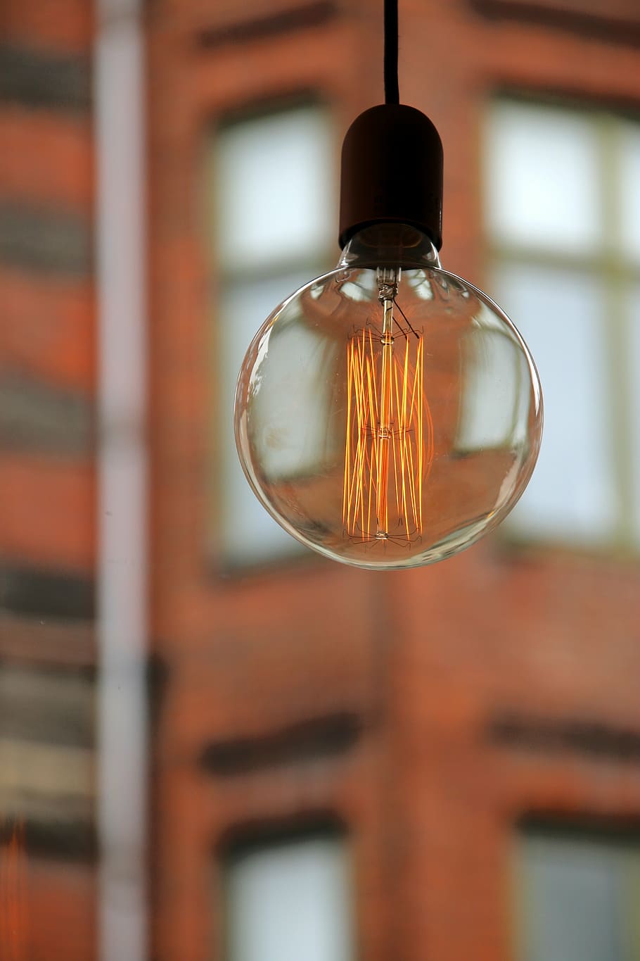 light bulb, energy, pear, lamp, bulbs, fragile, glow lamp, glow wire HD wallpaper