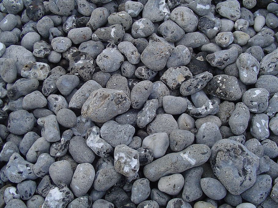 roller, grey, pebbles, beach, solid, full frame, rock, stone - object HD wallpaper