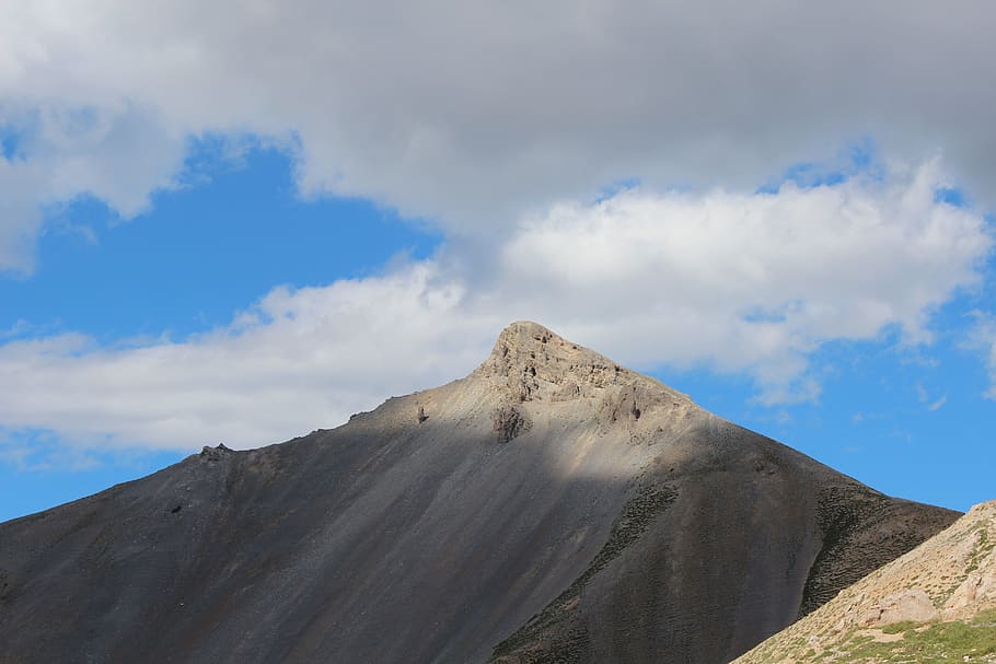 mountain, cloud, light, alps, altitude, landscape, cloudy, sky HD wallpaper