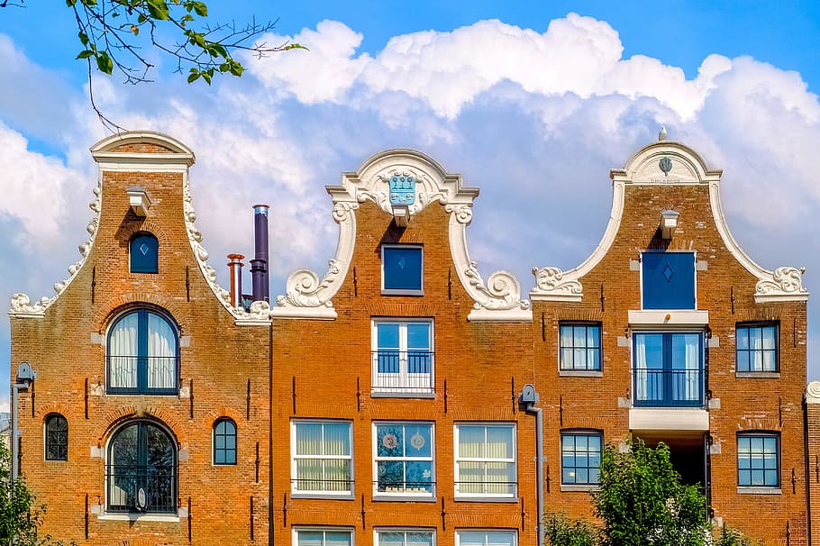 building, home, house, facade, brick, architecture, ancient HD wallpaper
