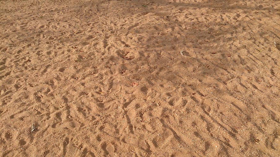 sand, pattern, beach, coastline, desert, travel, dry, outdoor HD wallpaper