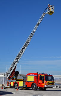 machine, vehicle, equipment, firefighter, truck, truck crane HD wallpaper