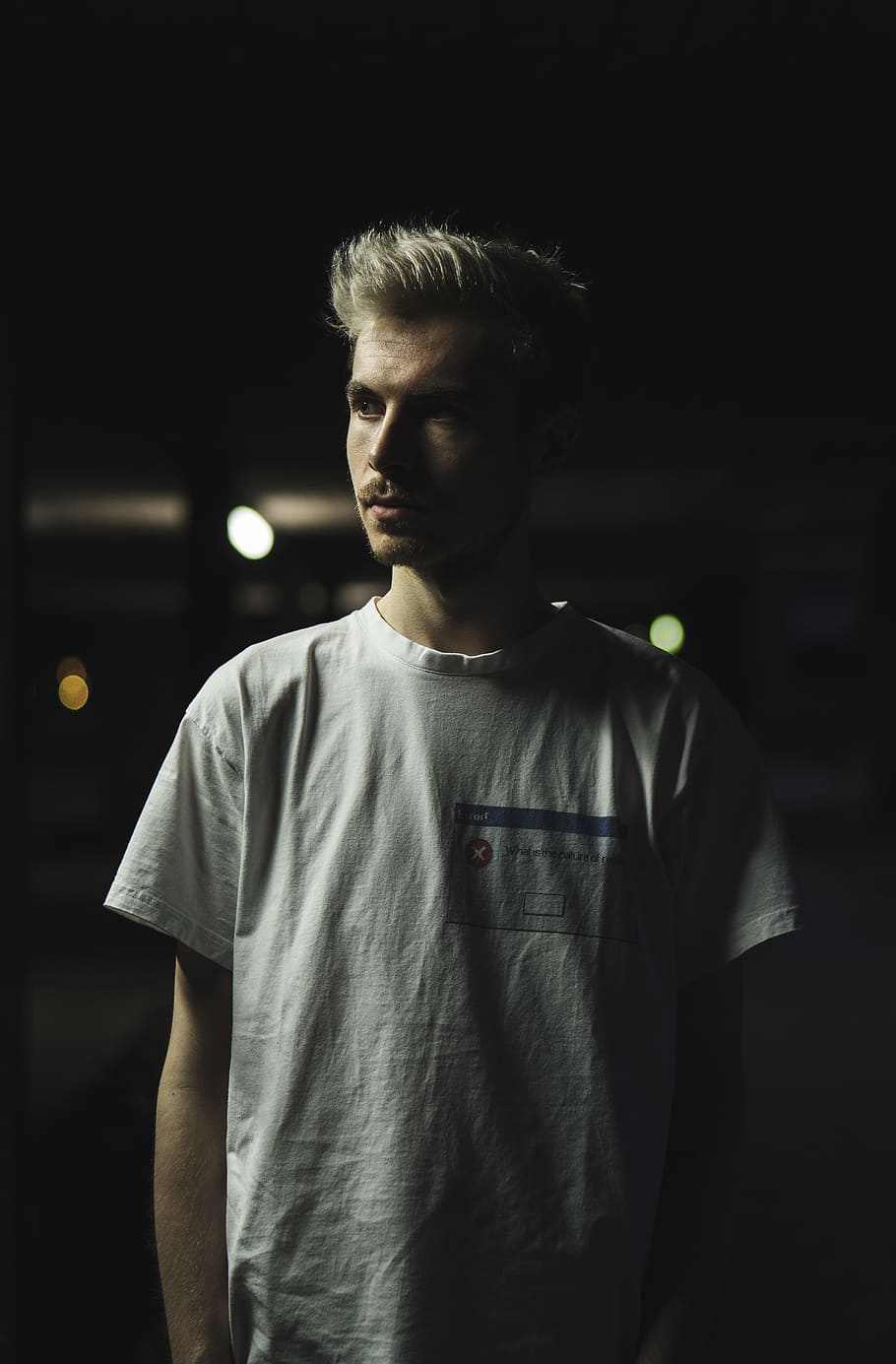 fashion, man, night, dark, boy, evening, face, fashionable, guy HD wallpaper