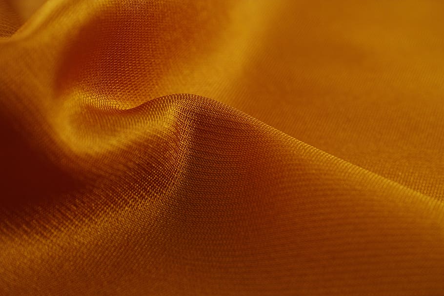 orange textile, fabric, macro, detail, nobody, horizontal, design