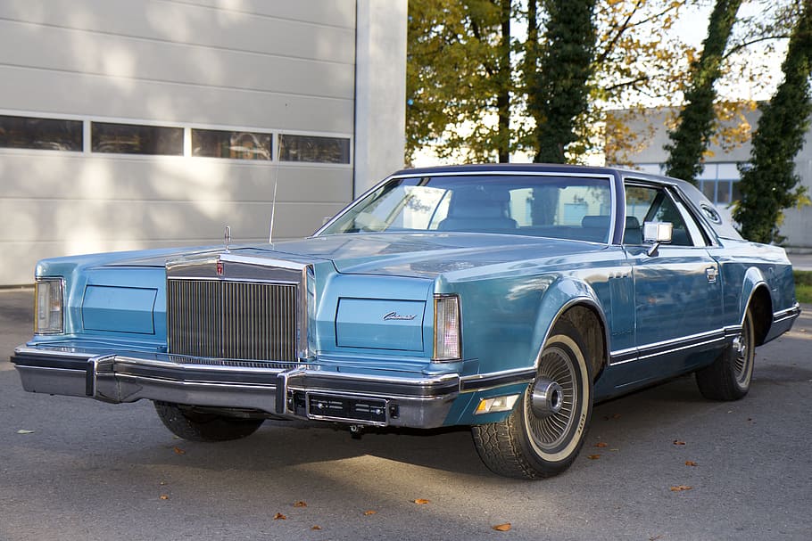vehicle, oldtimer, lincoln, continental, car, motor vehicle HD wallpaper