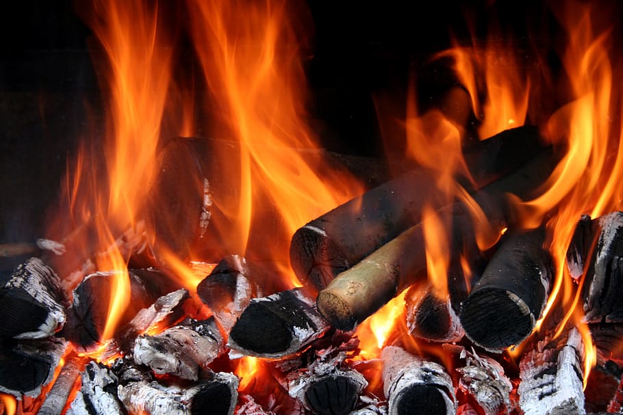 flame, ali, wood, bakery, yellow, red, burn, hot, january, fireplace HD wallpaper