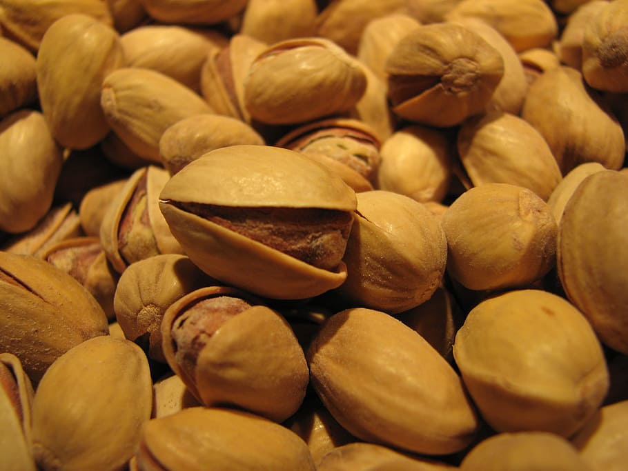 pistachios, nuts, food, food and drink, large group of objects HD wallpaper