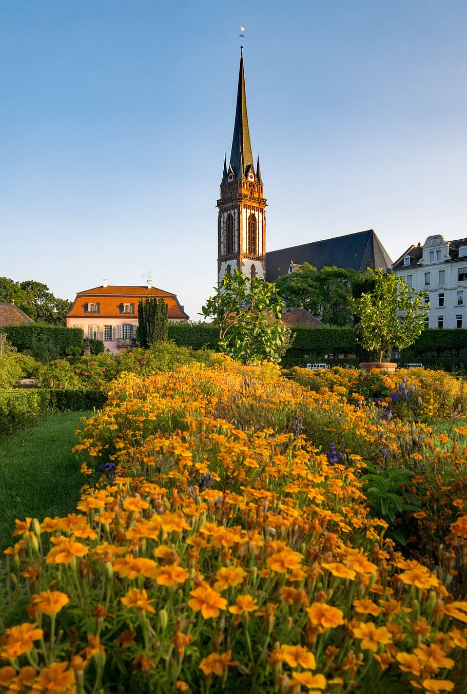 prince georgs-garden, darmstadt, hesse, germany, park, landscape, HD wallpaper