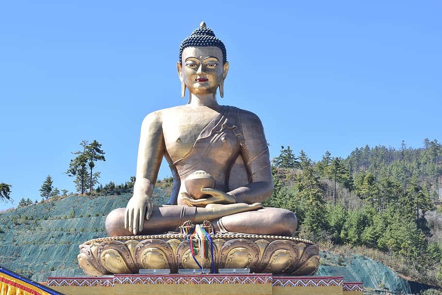 Gautama Statue, buddha, bhutan, country, religion, buddhism, asia