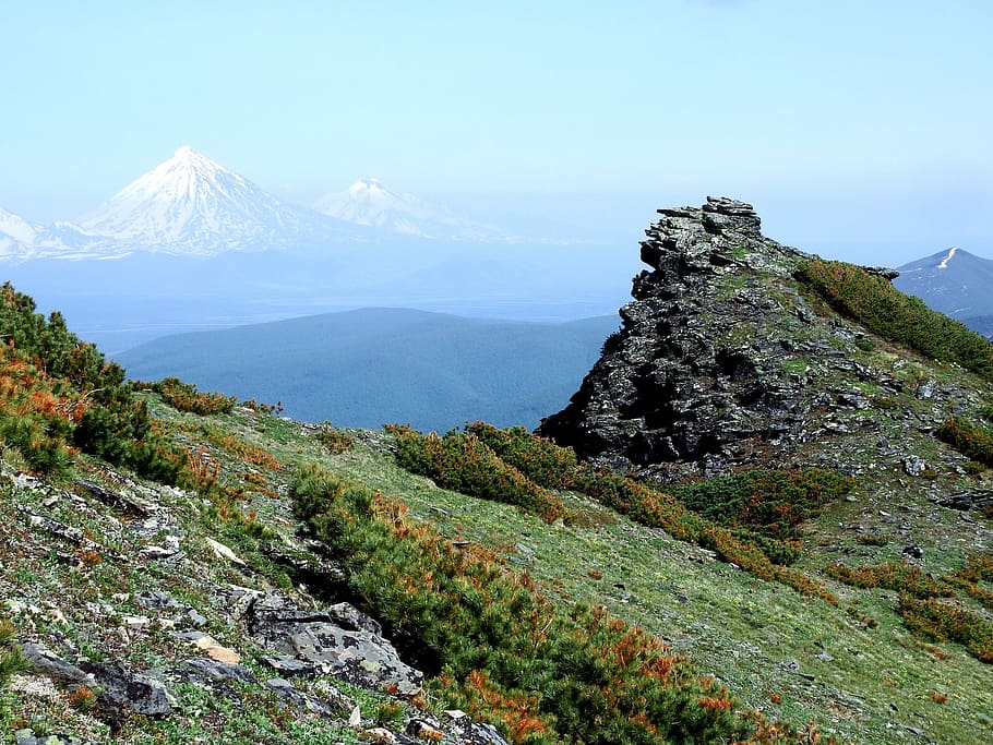mountains, ridge, climbing, open space, highlands, height, tourism HD wallpaper