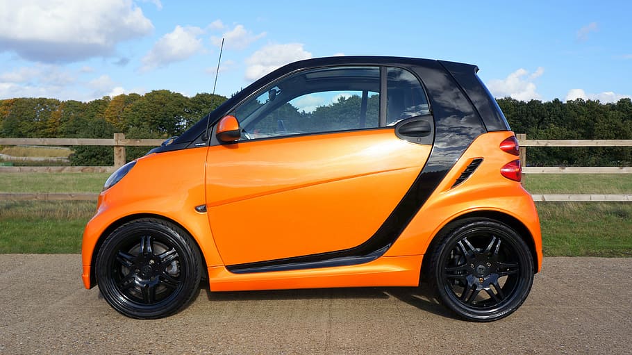 smart car, vehicle, automobile, transportation, motor, land Vehicle HD wallpaper